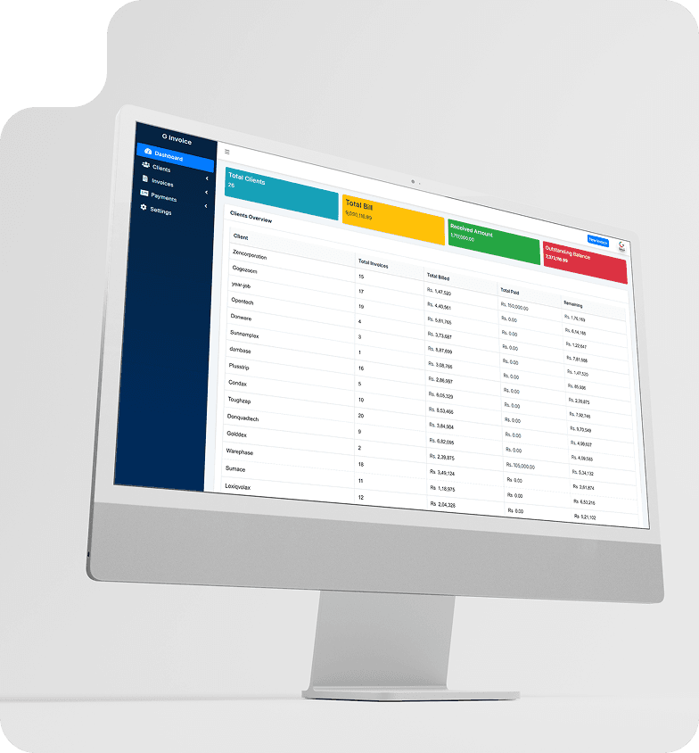 G Invoice - Streamlining Invoicing for Global Businesses