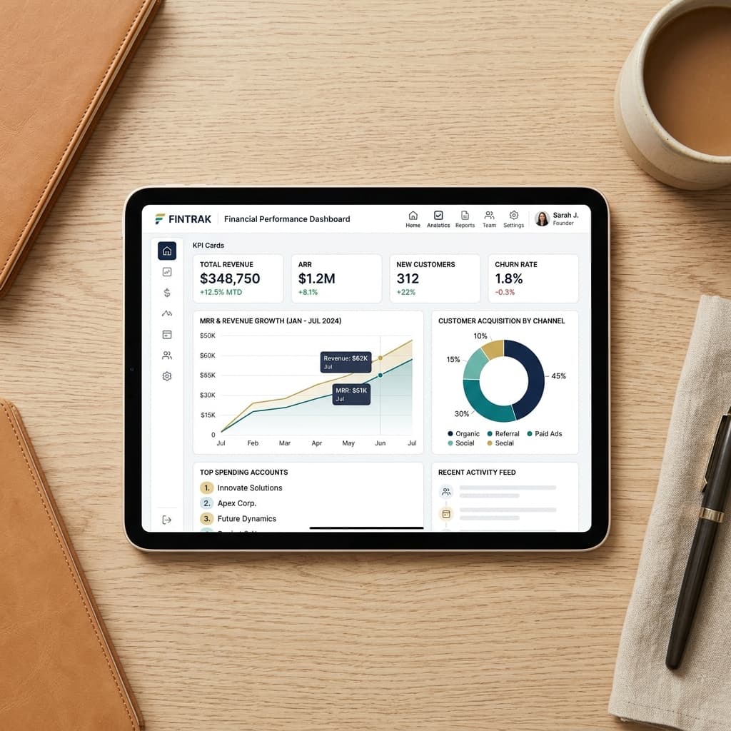 Premium CRM Dashboard
